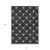 8' X 10' Black Gray And Ivory Geometric Washable Indoor Outdoor Area Rug