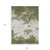 10' X 14' Olive Green Gray And Ivory Abstract Washable Indoor Outdoor Area Rug