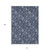10' X 14' Denim Blue And Navy Blue Floral Washable Indoor Outdoor Area Rug - Denim Blue, Navy Blue