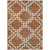 10' X 14' Brown And Ivory Geometric Washable Indoor Outdoor Area Rug - 608219147785