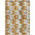 9' X 12' Terra Cotta Copper And Gray Abstract Washable Indoor Outdoor Area Rug - 608219018337