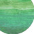 8' Green And Mint Green Round Abstract Washable Indoor Outdoor Area Rug