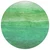 8' Green And Mint Green Round Abstract Washable Indoor Outdoor Area Rug