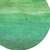 8' Green And Mint Green Round Abstract Washable Indoor Outdoor Area Rug