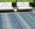 10' X 14' Denim Blue And Sky Blue Southwestern Washable Indoor Outdoor Area Rug