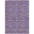 9' X 12' Purple And Lavender Striped Washable Indoor Outdoor Area Rug