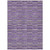 9' X 12' Purple And Lavender Striped Washable Indoor Outdoor Area Rug