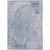 9' X 12' Sky Blue And Denim Blue Abstract Washable Indoor Outdoor Area Rug - Sky Blue, Denim Blue