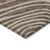 9' X 12' Brown And Taupe Abstract Washable Indoor Outdoor Area Rug