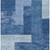 9' X 12' Navy Blue And Sky Blue Geometric Washable Indoor Outdoor Area Rug Transitional Style - Navy Blue, Sky Blue Color