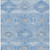 9' X 12' Blue And Gray Aztec Washable Indoor Outdoor Area Rug