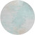 8' Pale Aqua Beige And Ivory Round Abstract Washable Indoor Outdoor Area Rug