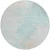 8' Pale Aqua Beige And Ivory Round Abstract Washable Indoor Outdoor Area Rug