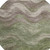 8' Green And Taupe Round Abstract Washable Indoor Outdoor Area Rug - Green, Taupe