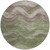 8' Green And Taupe Round Abstract Washable Indoor Outdoor Area Rug - Green, Taupe