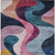 10' X 14' Green Pink And Teal Blue Abstract Washable Indoor Outdoor Area Rug