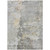 10' X 14' Gray Abstract Washable Indoor Outdoor Area Rug - 880016523683