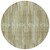 8' Khaki And Olive Green Round Striped Washable Indoor Outdoor Area Rug