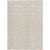 8' X 10' Linen Orange And Ivory Geometric Washable Indoor Outdoor Area Rug