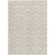 8' X 10' Linen Orange And Ivory Geometric Washable Indoor Outdoor Area Rug