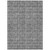 8' X 10' Graphite Gray And Silver Geometric Washable Indoor Outdoor Area Rug