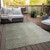 9' X 12' Brown Beige And Taupe Abstract Washable Indoor Outdoor Area Rug - Brown, Beige, Taupe