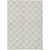 10' X 14' Ivory And Gray Polka Dot Washable Indoor Outdoor Area Rug