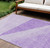 10' X 14' Lavender And Purple Geometric Washable Indoor Outdoor Area Rug