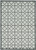 7' x 9' Ivory or Grey Geometric Diamond Indoor Outdoor Area Rug - 4512822923871