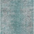 10' X 14' Teal Blue Gray And Charcoal Oriental Washable Indoor Outdoor Area Rug
