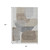 8' X 10' Taupe And Gray Abstract Washable Indoor Outdoor Area Rug - Taupe, Gray