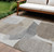 8' X 10' Taupe And Gray Abstract Washable Indoor Outdoor Area Rug - Taupe, Gray
