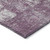 8' X 10' Plum And Ivory Abstract Washable Indoor Outdoor Area Rug - Plum, Ivory