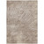 8' X 10' Taupe and Ivory Abstract Washable Non Skid Indoor Outdoor Area Rug