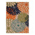 10' X 13' Blue And Orange Indoor Outdoor Area Rug