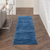 6' Navy Blue Indoor Outdoor Runner Rug