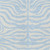 10' X 14' Sky Blue And Ivory Animal Print Washable Indoor Outdoor Area Rug