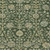10' X 14' Green Tan And Gray Floral Washable Indoor Outdoor Area Rug