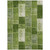8' X 10' Olive Green And Artichoke Green Patchwork Washable Indoor Outdoor Area Rug