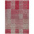 10' X 14' Burgundy Pink And Blush Striped Washable Indoor Outdoor Area Rug