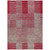 10' X 14' Burgundy Pink And Blush Striped Washable Indoor Outdoor Area Rug