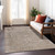 9' X 12' Brown And Beige Abstract Washable Indoor Outdoor Area Rug - Brown, Beige
