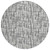 8' Gray And Charcoal Round Abstract Washable Indoor Outdoor Area Rug Transitional Style - Gray, Charcoal Color