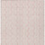 9' X 12' Pink And Gray Ogee Washable Indoor Outdoor Area Rug