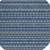 8' Navy Blue And Mint Green Round Striped Washable Indoor Outdoor Area Rug
