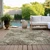 10' X 14' Beige Taupe And Brown Floral Washable Indoor Outdoor Area Rug - Beige, Taupe, Brown