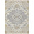9' X 12' Beige Ivory And Gray Oriental Washable Indoor Outdoor Area Rug