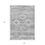 10' X 14' Silver Gray And Charcoal Southwestern Washable Indoor Outdoor Area Rug