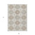 9' X 12' Ivory And Brown Floral Washable Indoor Outdoor Area Rug - Ivory, Brown