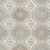 9' X 12' Ivory And Brown Floral Washable Indoor Outdoor Area Rug - Ivory, Brown